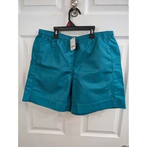 FP Movement Look Back At It Shorts Womens Teal High Rise NWT - Size M